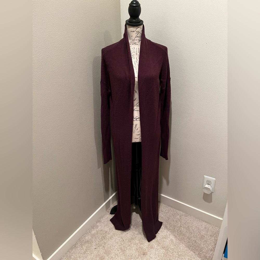 Leith (Nordstrom) Duster, burgundy, size medium